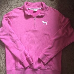 PINK VS quarter zip