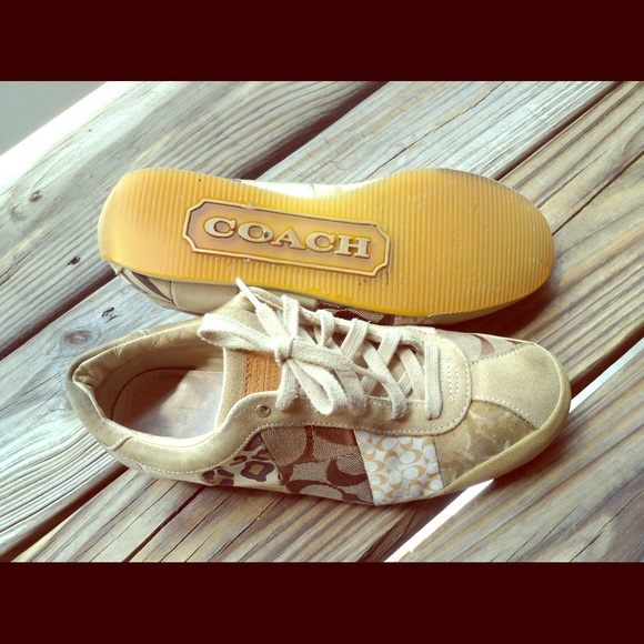 Tan Coach Sneakers
