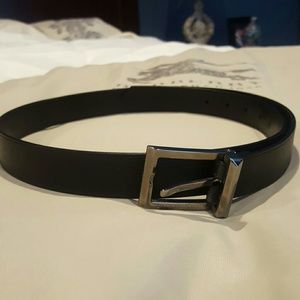Burberry Mens Leather Belt