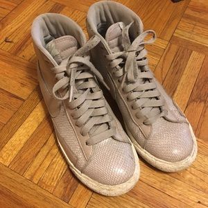 J.Crew Nike Blazer Mid Leather High Tops