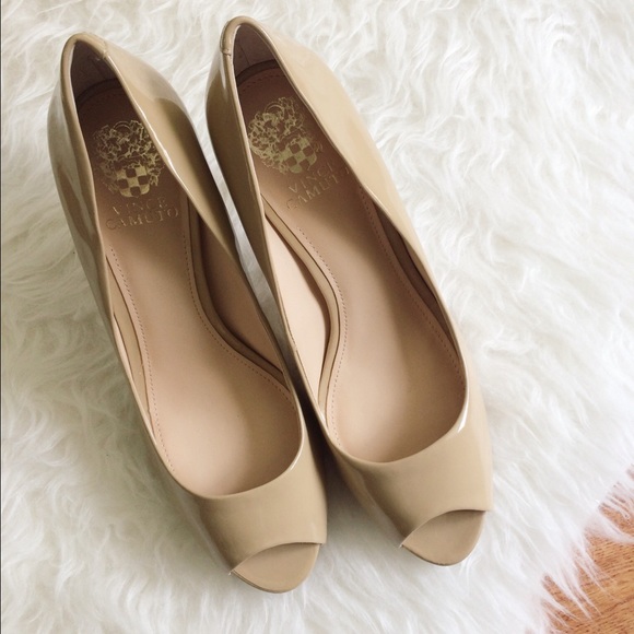 Vince Camuto Shoes - Vince Camuto Patent Peep Toe Pumps