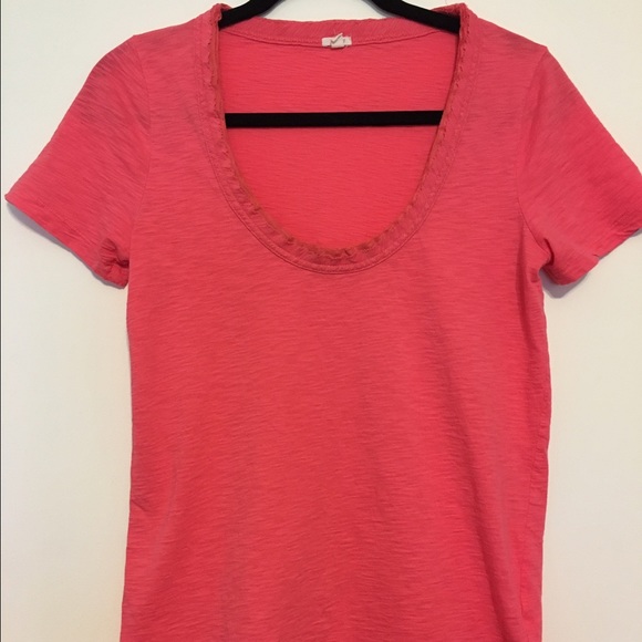 Frayed Ribbon Detail Tee