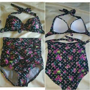 High Waist Swim Suit