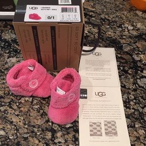 Infant size 0/1 ugg shoes