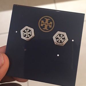 Hexagon earrings