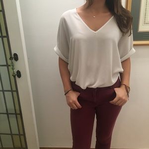 Classy white top