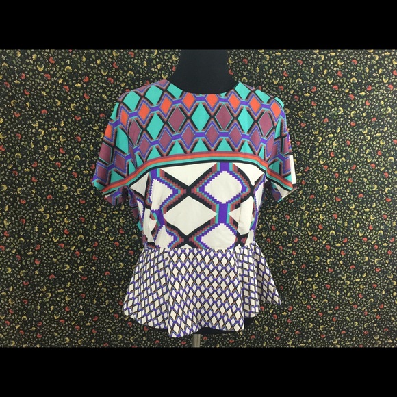 Lightly Worn Peplum Top