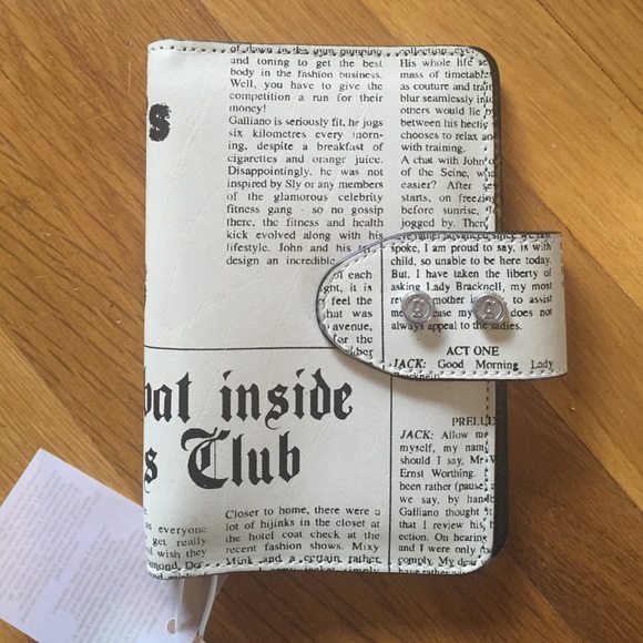 John Galliano Newspaper Gazette Print Planner