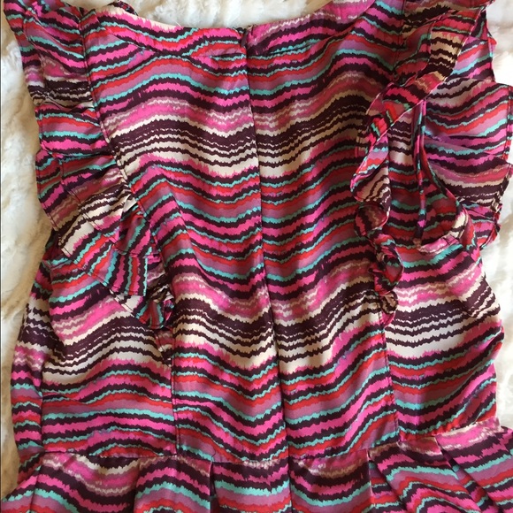 Multi Color Ruffled Detailed Dress - Picture 2 of 2