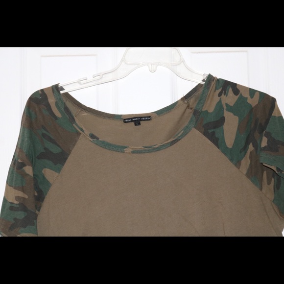 camo sleeve shirt