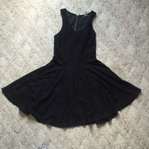 Express black lace dress