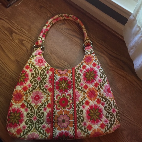 Vera Bradley Large Hobo - Folkloric HTF