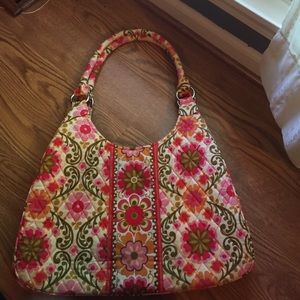 Vera Bradley Large Hobo - Folkloric HTF
