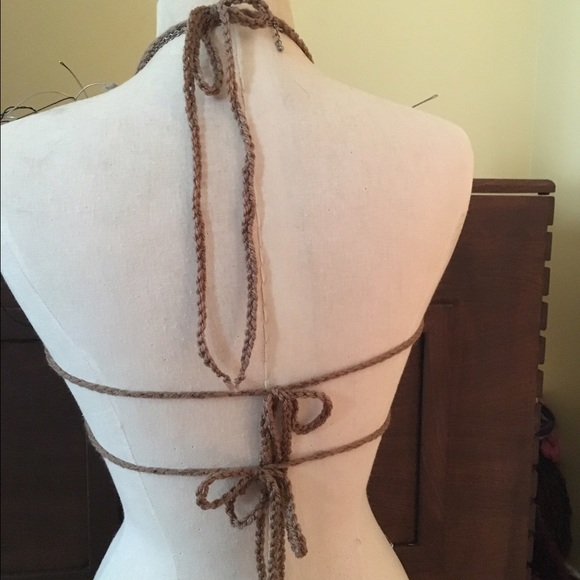 NWT Crochet Star Fish Swim Top. Size XS - Picture 2 of 2