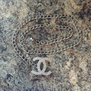 Women chain link belt