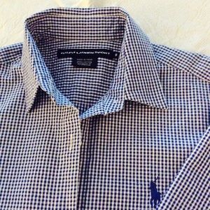 NWOT Ralph Lauren Sport shirt. Cotton seersucker