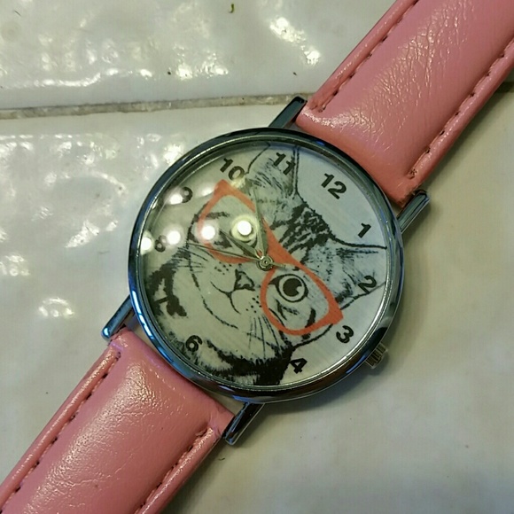 Pink Kitty Watch