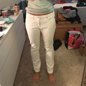 AG white jeans