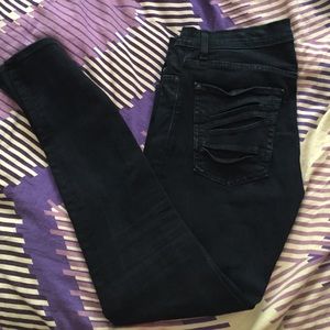 7 for all mankind skinny dark wash jeans