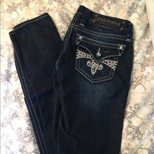Skinny Rock Revival Jeans Size 24