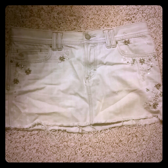 Abercrombie jean skirt