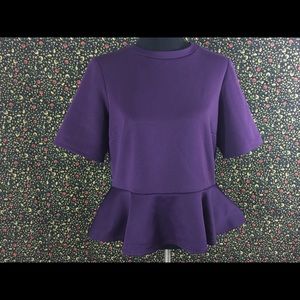 Pre Loved Purple Peplum