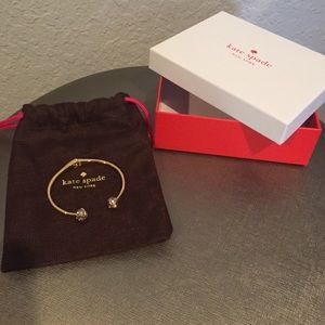 Authentic Kate Spade gold bangle bracelet.