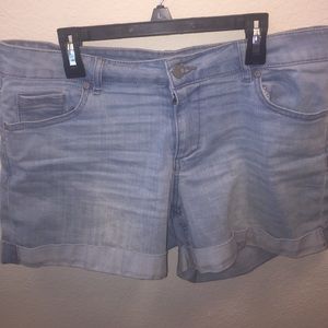 Denim shorts