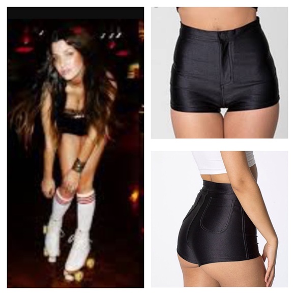 high waisted disco shorts