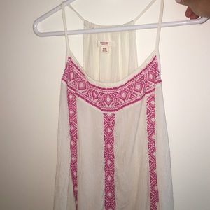 Aztec designed tank top