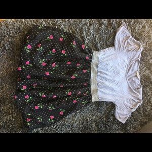 Forever 21 girls floral cupcake dress