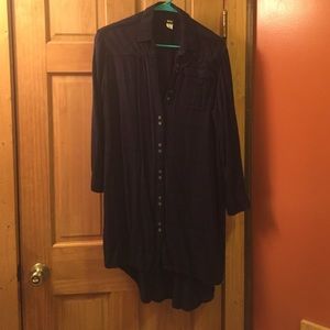 XS women's BDG plaid flannel dress