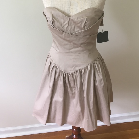 Asos Petite Strapless Mini Dress