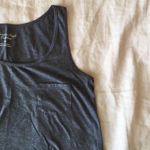 AE Dark Grey Crop Top
