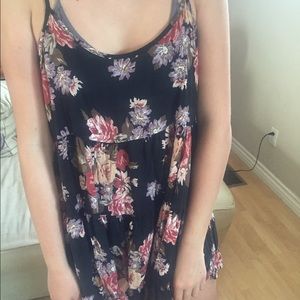 Floral Sun Dress Brandy Melville