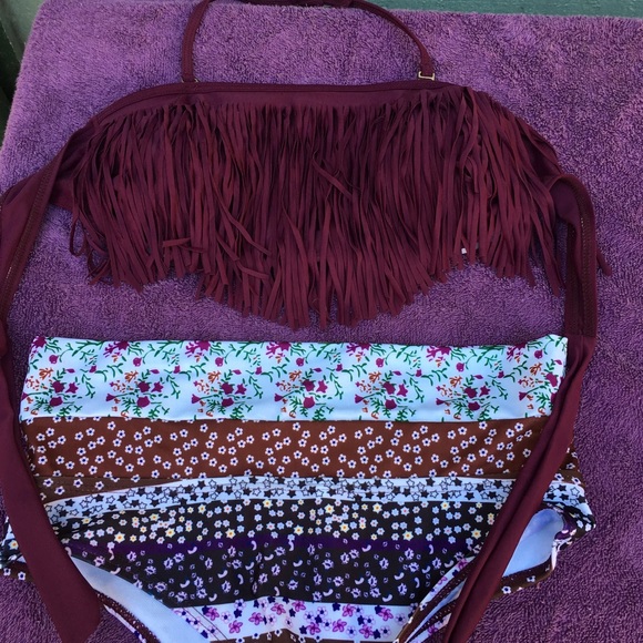 Purple bathing suit size medium