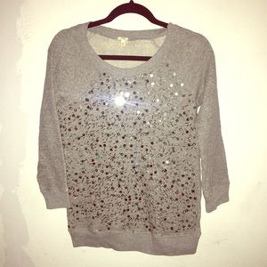 J crew bedazzled xs sweatshirt