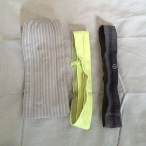 Three Lululemon Headband Bundle
