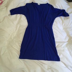 blue, crewcuts, cinched waist dress from crew cuts