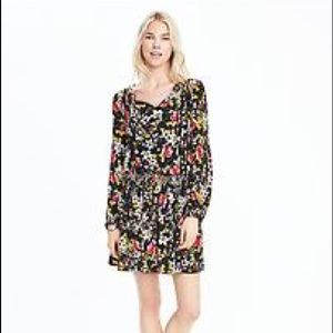 NWT Banana Republic Navy Floral Dress