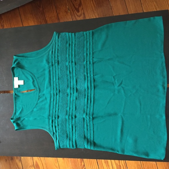 Ann Taylor LOFT tank top - emerald - S