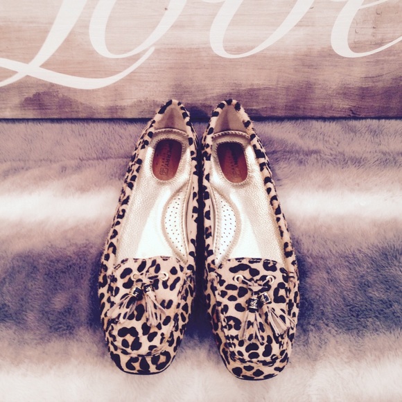 Sperry Top Sider Animal print Calf Hair Loafers