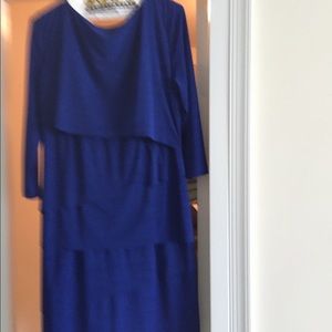 Royal blue dress