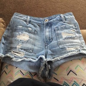 Bullhead denim shorts