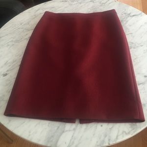 J Crew No 2 Pencil skirt in Double Serge Wool
