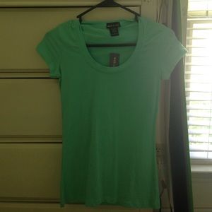 Wet Seal Aqua Fitted Shirt