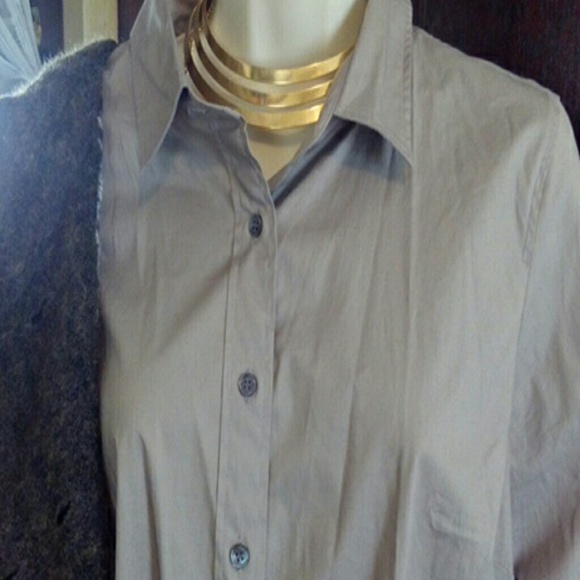Beautiful camel color J. Crew Blouse - Picture 2 of 2