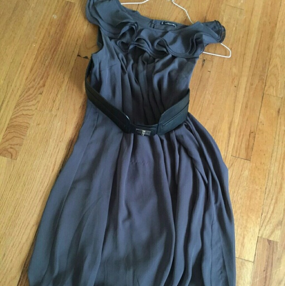 Grey bubble dress