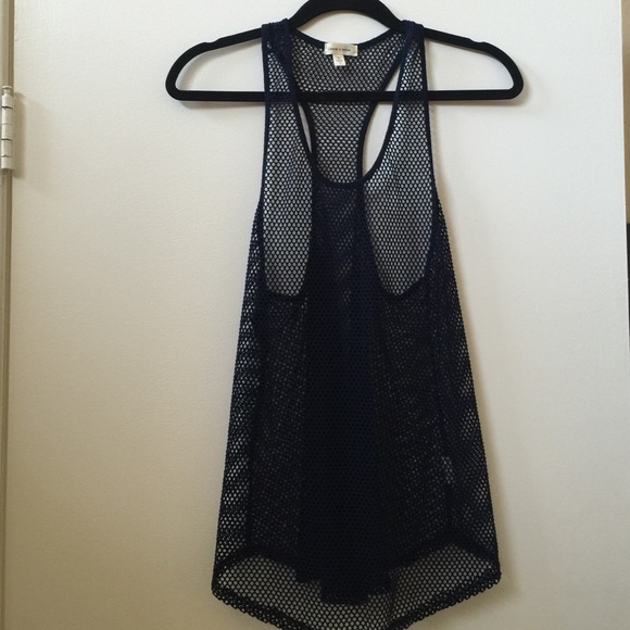 Razorback Blue Mesh tank