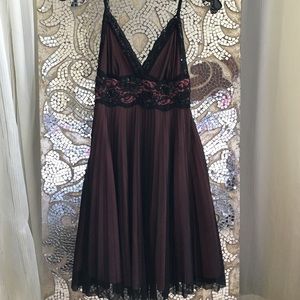 Pleated cocktail dress